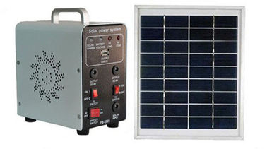 Mini 4W 6V 4AH Portable de la eficacia alta de los sistemas eléctricos solares de la rejilla para el hogar