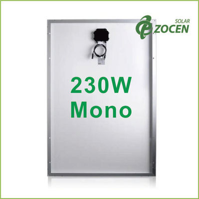 los paneles solares de 230W Molycrystalline soportan la carga de viento 2400Pa, carga de la nieve 5400Pa
