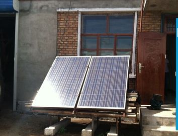 instalación del tejado de 18V 400W del sistema eléctrico solar de la rejilla para la familia