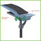 lámparas solares del jardín de las luces de calle del panel solar de 3M poste 5W con pantalla de cristal endurecida