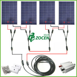 Coloque los sistemas de tierra solos 110V - 240V del montaje del panel solar del Portable 400W