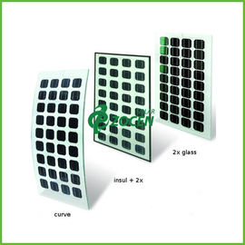 el panel solar de cristal doble de cristal moderado 180W 125*125m m mono - cristalino para la casa