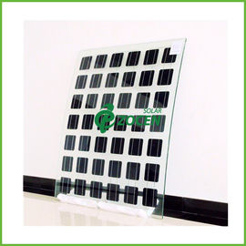 El panel solar de cristal doble fotovoltaico