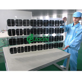 Sistema Solar para uso general montadas tejado del picovoltio del doble de la rejilla de cristal transparente del panel solar encendido -