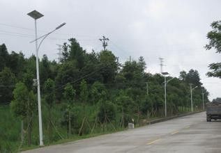 Iluminación estupenda alumbrado público accionado solar de 60 vatios con 8 metros de altura