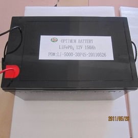 luz de calle solar de energía solar de UPS de la batería de almacenamiento de 12V 150AH LiFePo4