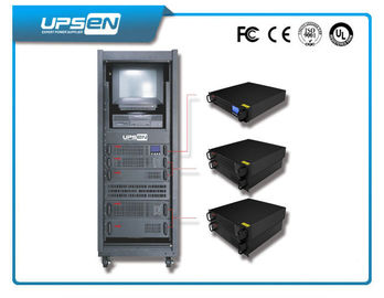 Monofásico 1KVA/tipo en línea del estante de UPS de la conversión del doble de 2KVA 3KVA para los servidores/centro de datos