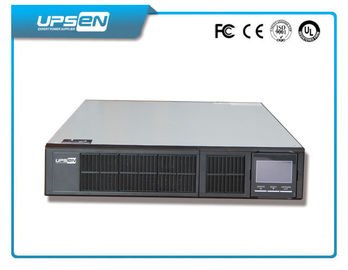 Monofásico 1KVA/tipo en línea del estante de UPS de la conversión del doble de 2KVA 3KVA para los servidores/centro de datos
