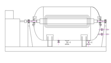 Aparejo gigante de la tela del tinte de la conversión de frecuencia de la CA que teñe Machine1000kg - 3200kg