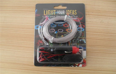 alambre electroluminiscente del EL de 4m m/de 5m m LED con el inversor de DC 12V para la puerta y la pared