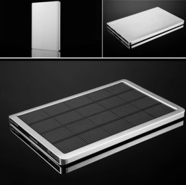 El panel solar 5000mah del banco portátil del poder ayuna cargando para el iPhone, iPad mini