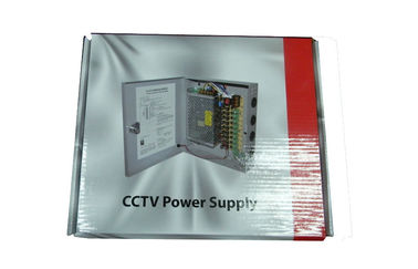 Fuente de alimentación de la cámara CCTV de 9 canales, caja de la fuente de alimentación del CCTV de 12V 5Amps
