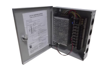 canal de la caja 9 de la fuente de alimentación del CCTV de 12V 5Amps, fuente de alimentación de la cámara CCTV