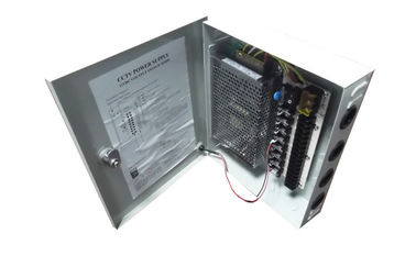 canal de la caja 9 de la fuente de alimentación del CCTV de 12V 5Amps, fuente de alimentación de la cámara CCTV