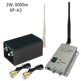 el alcance de transmisión largo 8 de los 8KM canaliza el emisor de vídeo video del CCTV Transreceiver 1.2Ghz