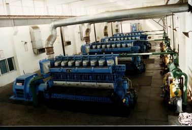 motor diesel de fuel eléctrico de 3 fases del combustible pesado de la central eléctrica de Genset de la estación 60MW