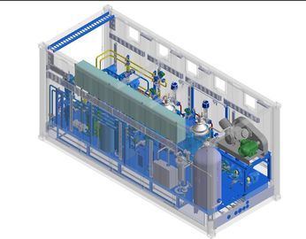 Central eléctrica de Genset, central eléctrica en contenedor 20MW 400V/11KV/23KV